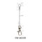 honda de 1.2m m Dia Stainless Steel Wire Rope con el lazo y el tornillo YW86365 accesorio del lazo