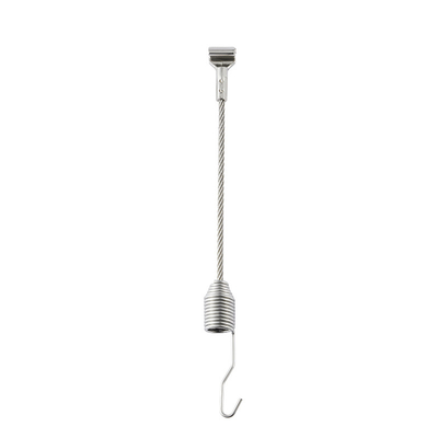 Sistema de suspensión de alambre de acero de tornillo con carga de ruptura de 1,2 mm y 80 mm