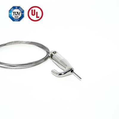 Sostentador de cables con gancho para sistema de suspensión ligero