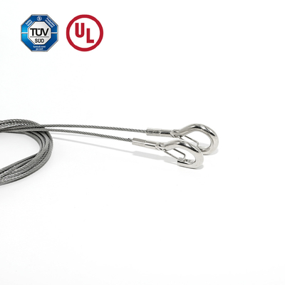 Kit de suspensión de pinzas de cable de gancho ajustable de latón para colgar pintura