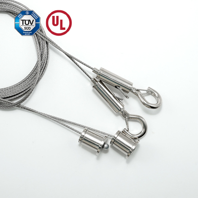Sistema de suspensión para luz LED colgante del techo