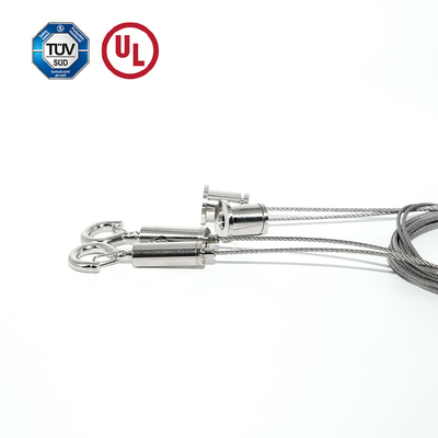 Sistema de suspensión para luz LED colgante del techo