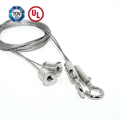 Sistema de suspensión para luz LED colgante del techo