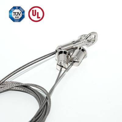 Sistema de suspensión para luz LED colgante del techo