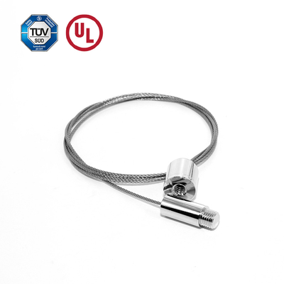 Sistema de suspensión de cable ajustable agarre de cable con tornillo masculino