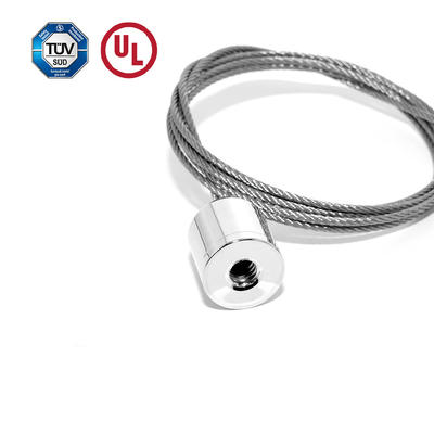 Sistema de suspensión de cable ajustable agarre de cable con tornillo masculino