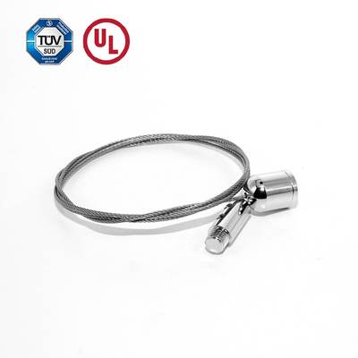Sistema de suspensión de cable ajustable agarre de cable con tornillo masculino