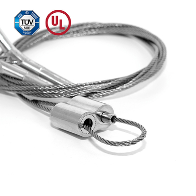 Sistema de suspensión de cable de seguridad de alta bahía