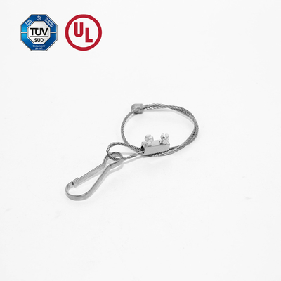 Personalización de cuerda de alambre de acero galvanizado Sling cuerda de alambre de pulgar Carga segura de 10KG