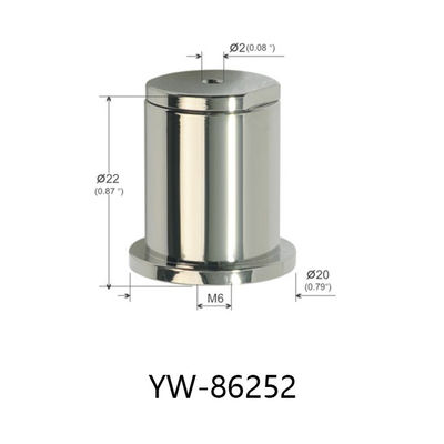 hilo femenino YW86252 niquelado de 20m m Dia Ceiling Cable Hanging System M6