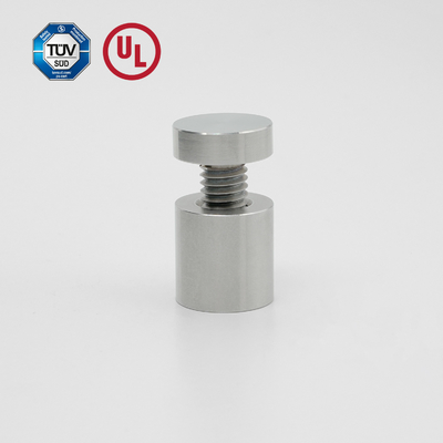 Silencio de señales de acero inoxidable para apoyar paneles acrílicos / de hierba ajustable duradero